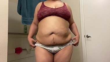 5 MINUTES OF BBW BELLY LOVE -NONNUDE