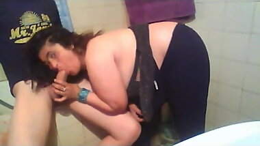 Fat Gypsy sucks my cock