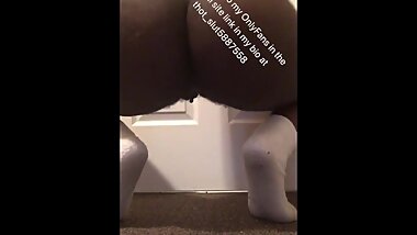 Twerking my fat black ass instead of doing homework