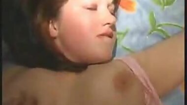 Fucking fat girlfriend in the ass