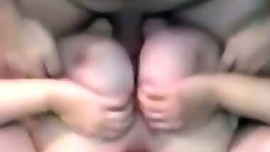 Fatty titjob and cumshot