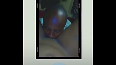 Jamaican sucking pussy