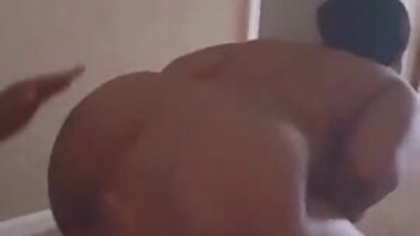 Thick BBW booty spanking