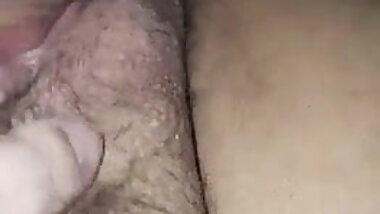 Daddys Fat Ex Rubs Nasty Pussy