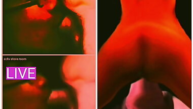 Fat ugly guy live fuck  mif in  red light room