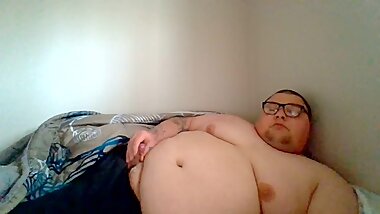 Lonely stepson cums while my stepmother sits next to me on the balcony