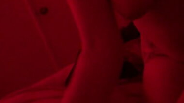 Masked girl makes fat guy cum