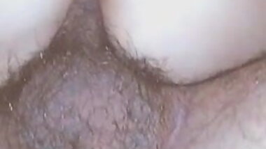 Fat BBW anal, stepson is pounding my ass
