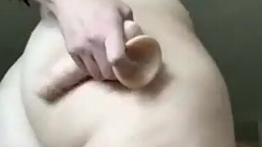 Bbw dildo play
