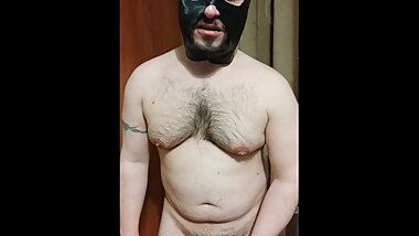Masked Bear - Vlog strip naked