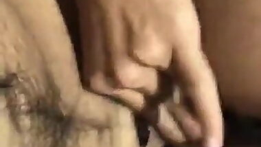 Me fucking my gfs' cunt in reverse cowgirl style & creampie