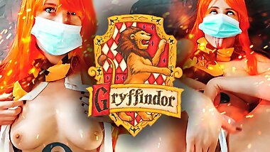 Step Daughter Seduces Her Step Dad To Fuck Her While Mom Is In The Next Room - Harry Potter Cosplay