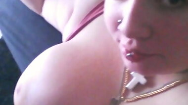 Chubby amateur facial